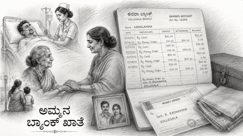 Kannada Short Story - ಅಮ್ಮನ ಬ್ಯಾಂಕ್ ಖಾತೆ